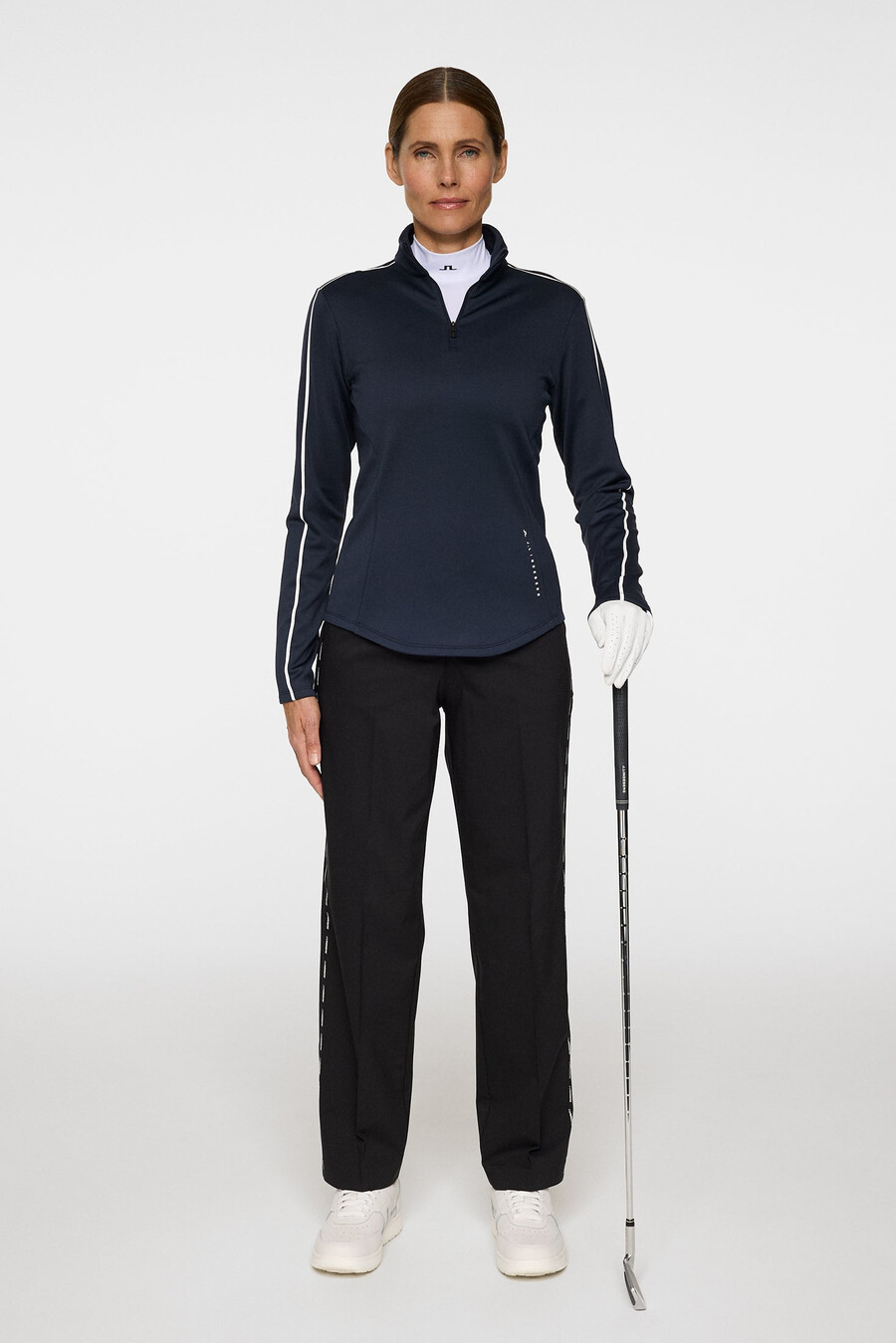 nefe quarter zip mid layer