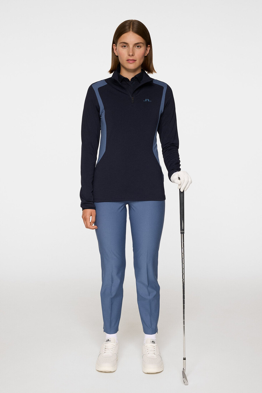 mae quarter zip mid layer