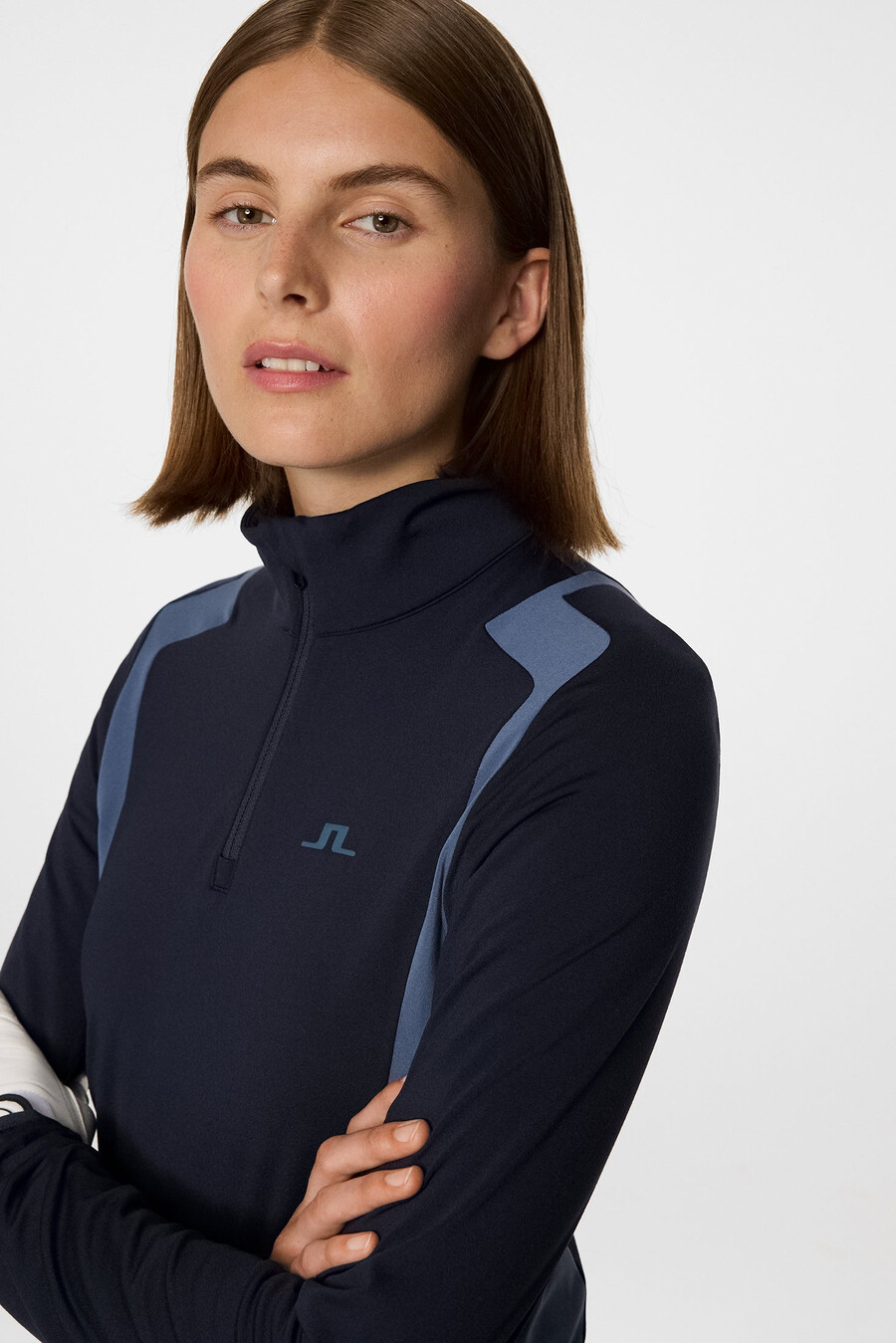 mae quarter zip mid layer