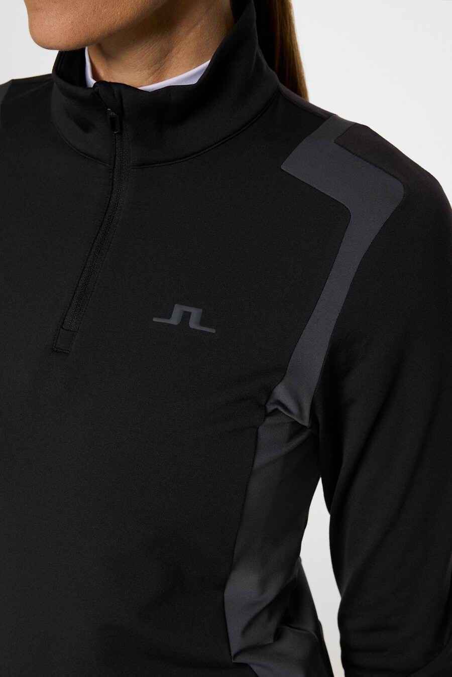 mae quarter zip mid layer