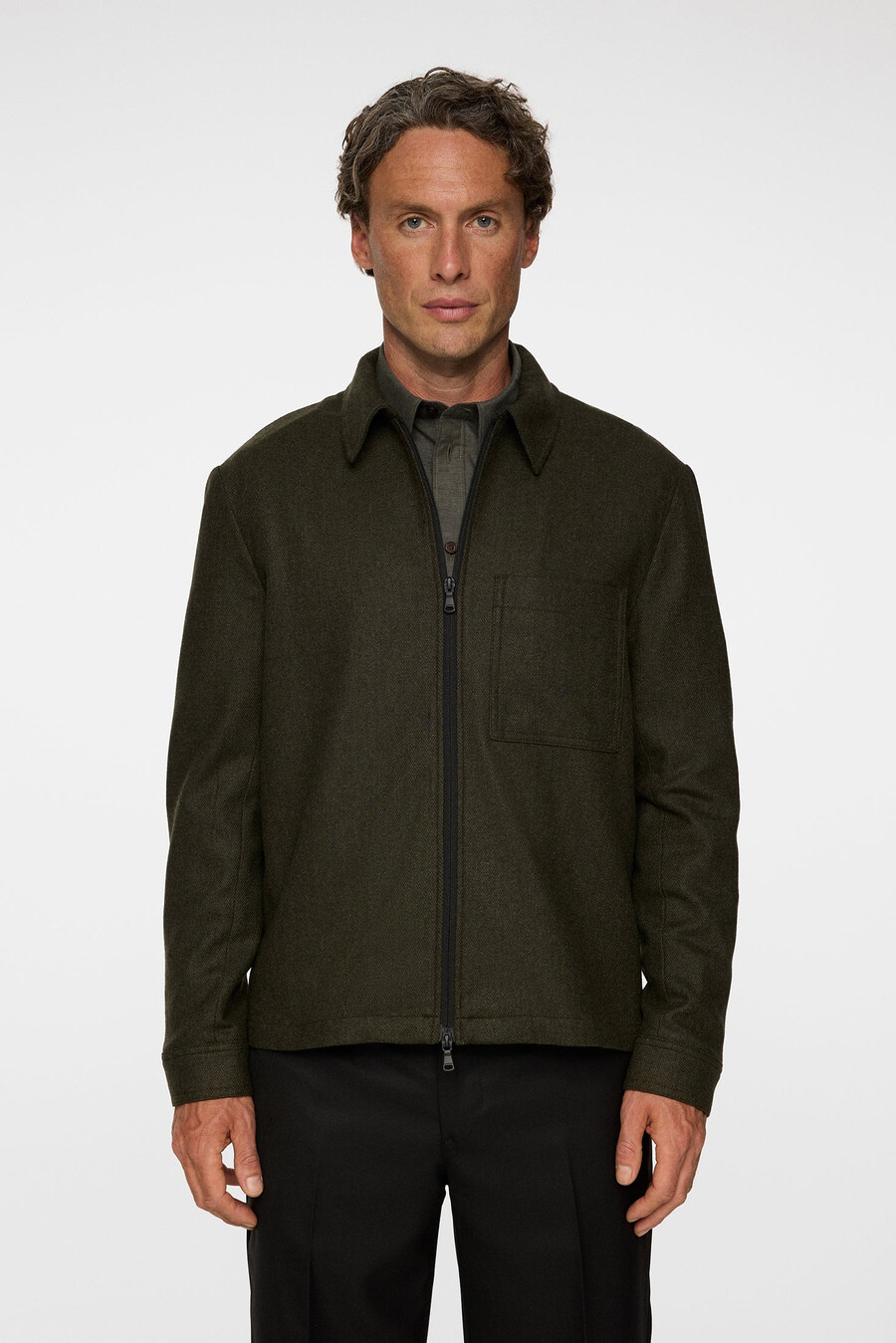 julius cash flannel overshirt