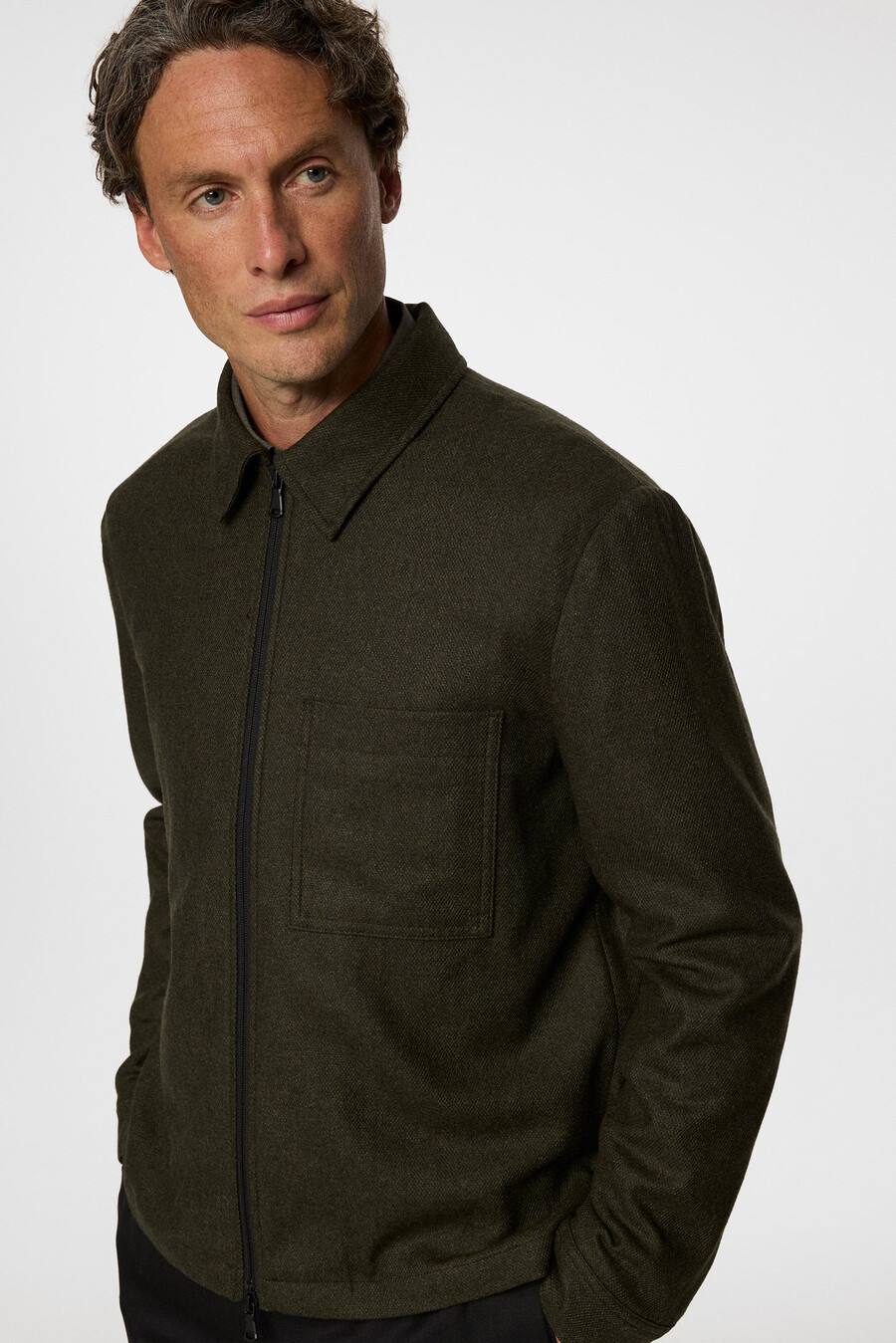 julius cash flannel overshirt
