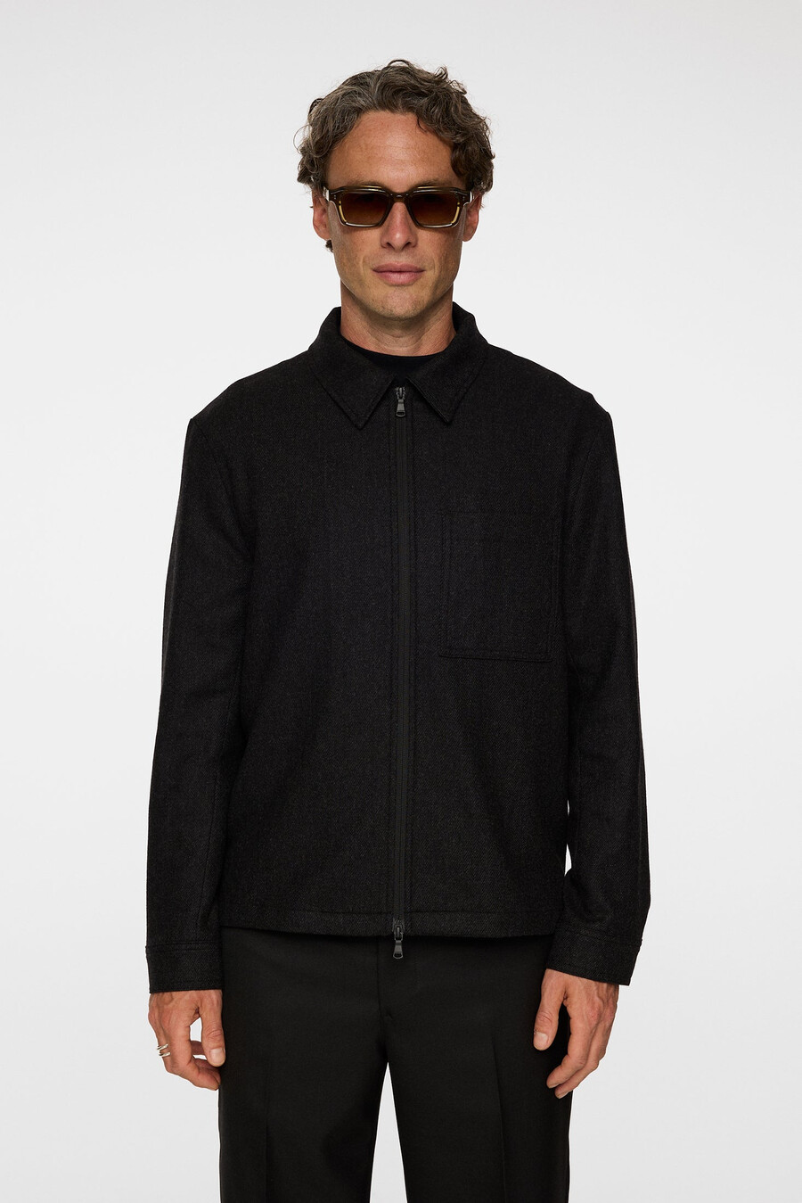 julius cash flannel overshirt