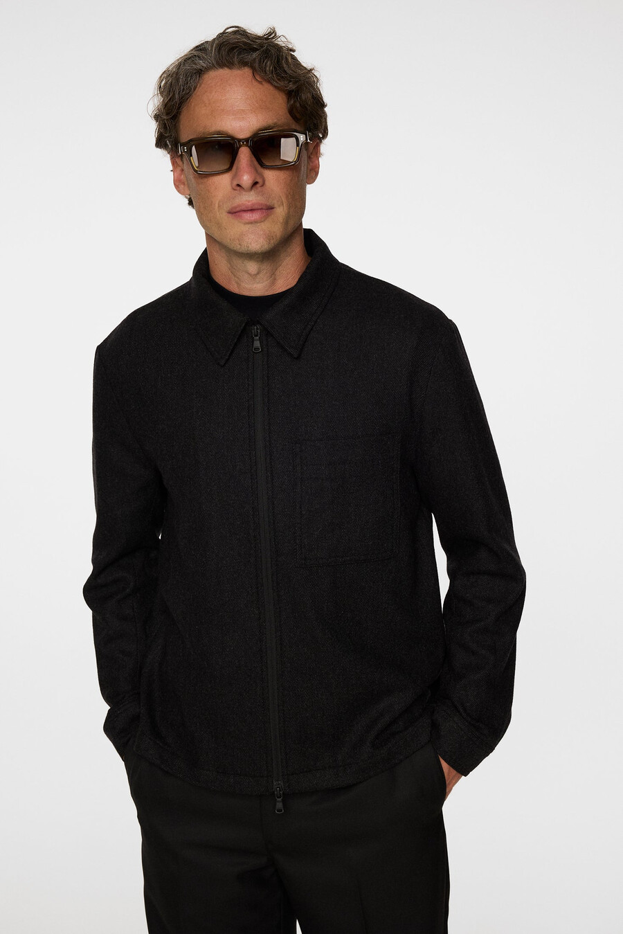 julius cash flannel overshirt