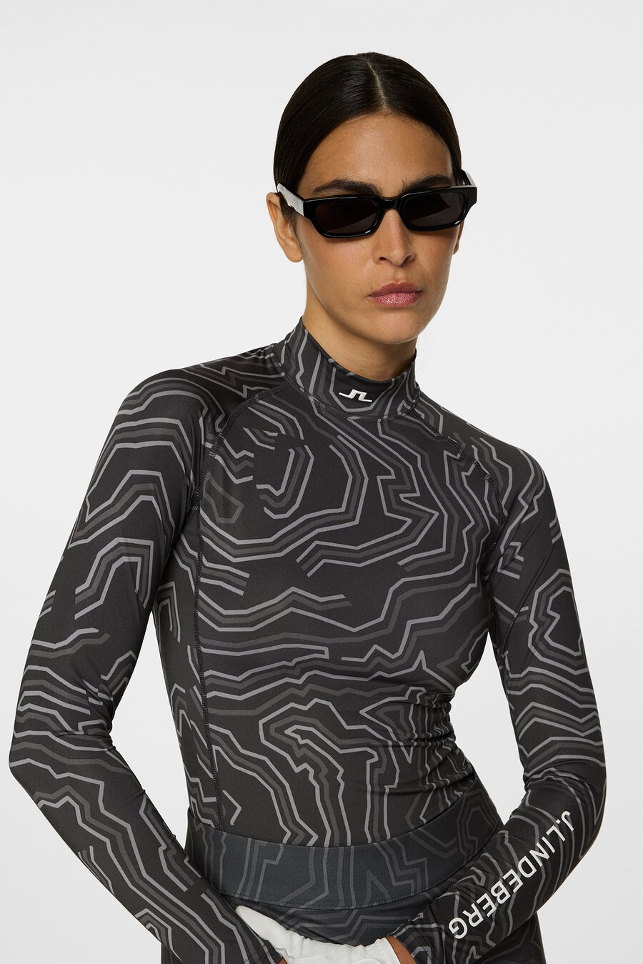 ella print compression top