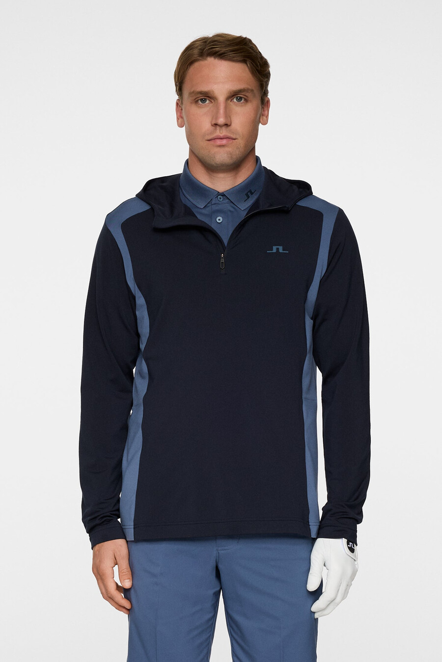 lukas quarter zip hood
