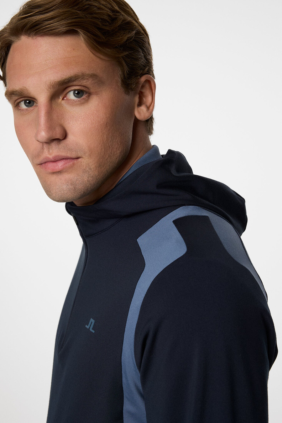 lukas quarter zip hood