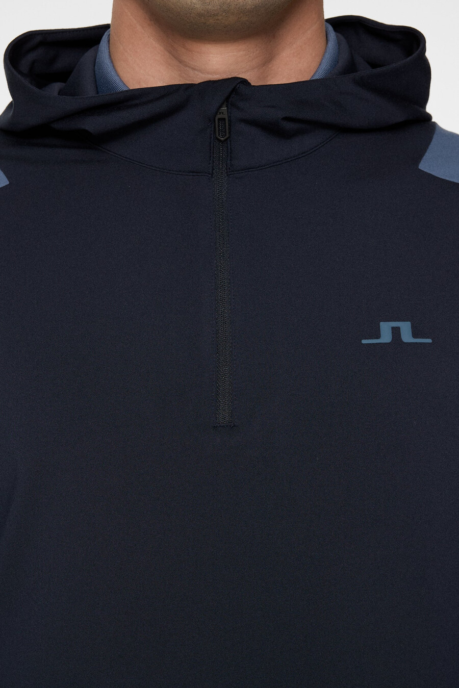 lukas quarter zip hood