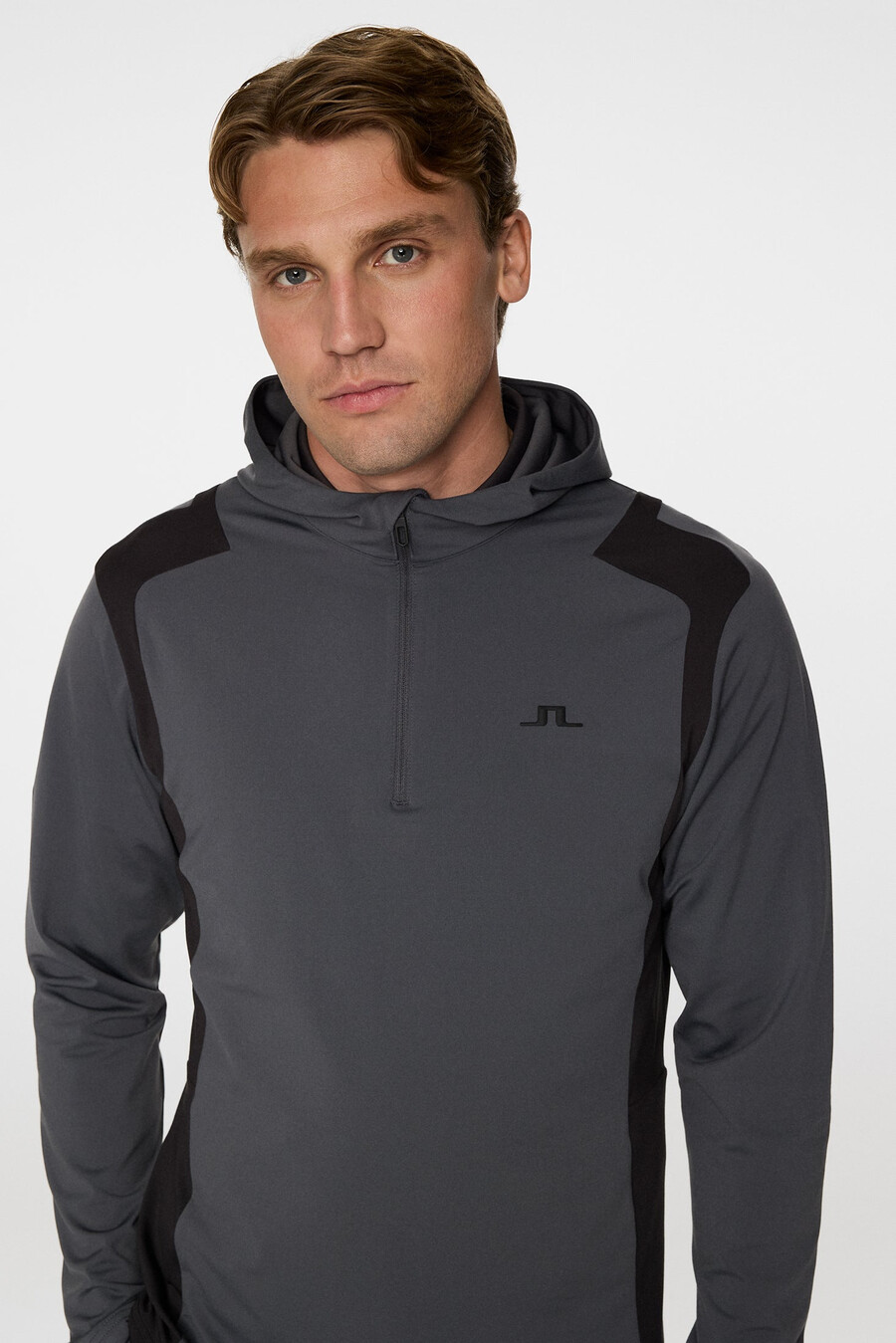 lukas quarter zip hood