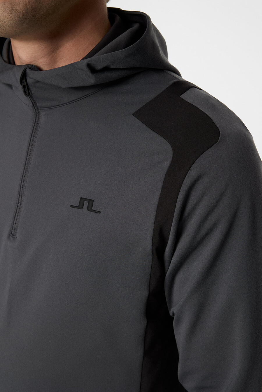 lukas quarter zip hood