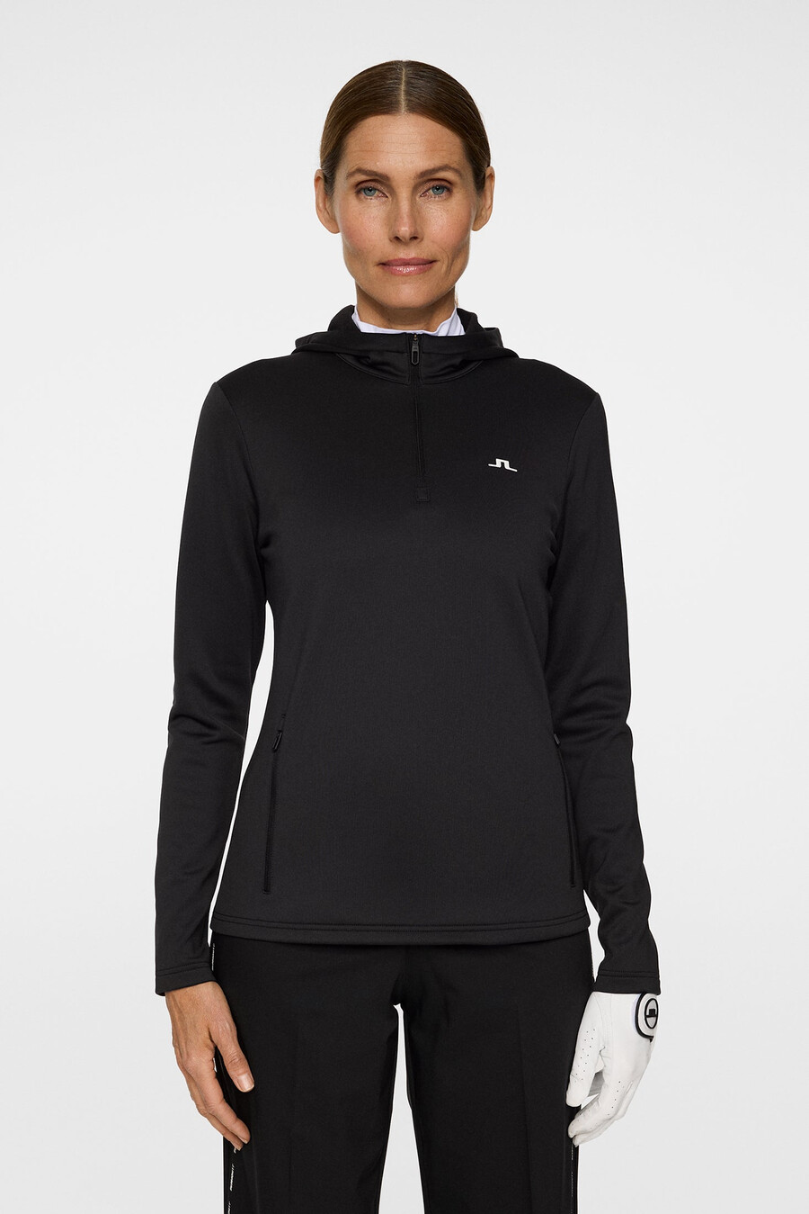 aerialle quarter zip hood