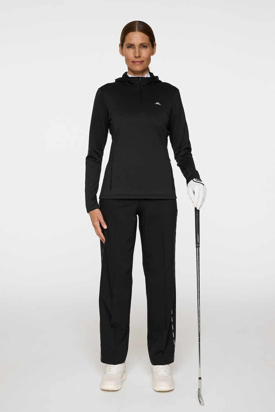 aerialle quarter zip hood