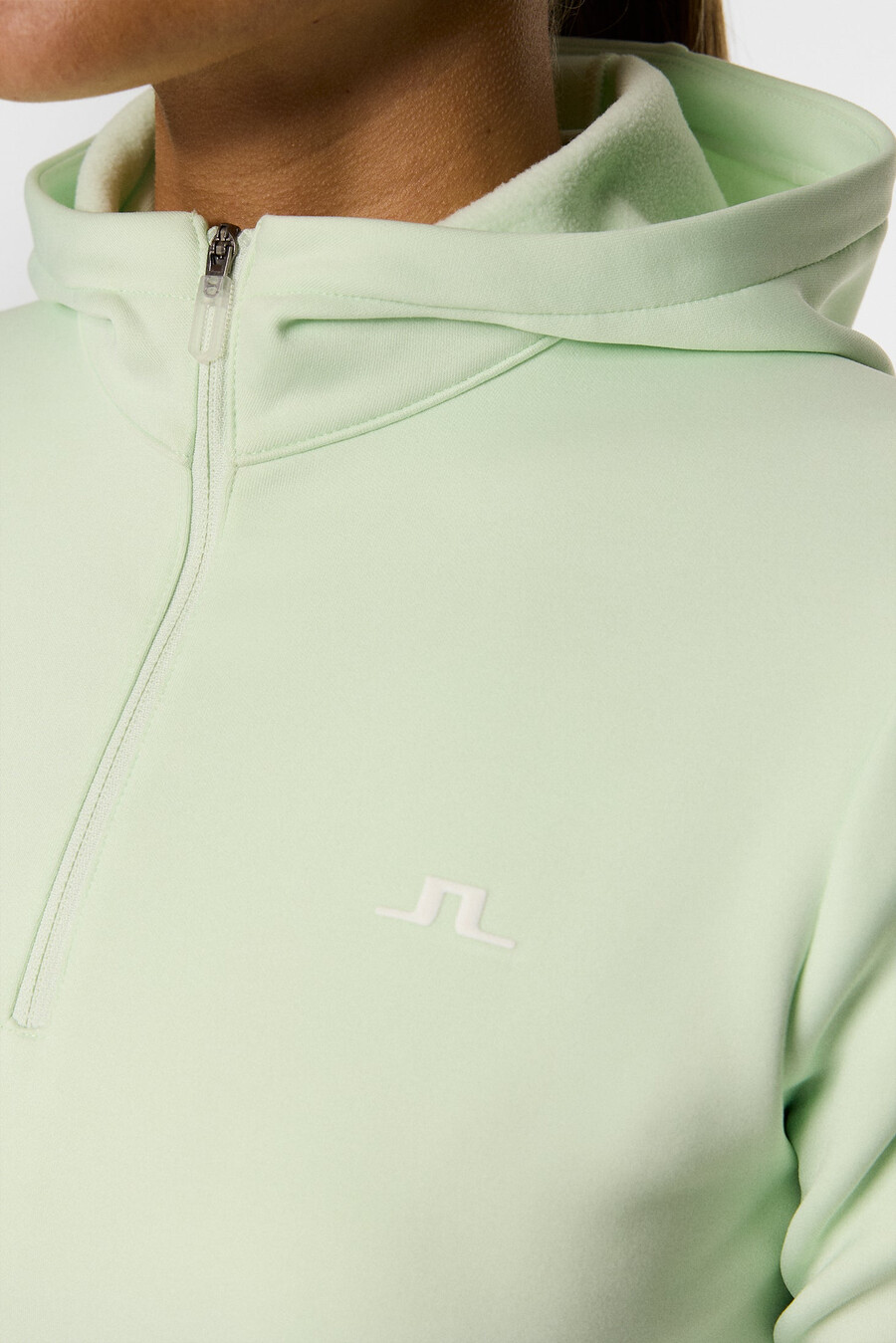 aerialle quarter zip hood