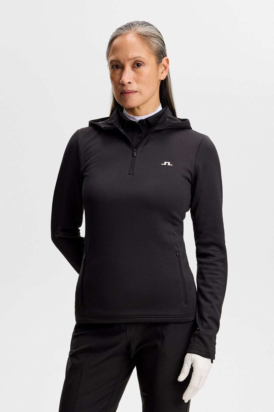 aerielle quarter zip hood