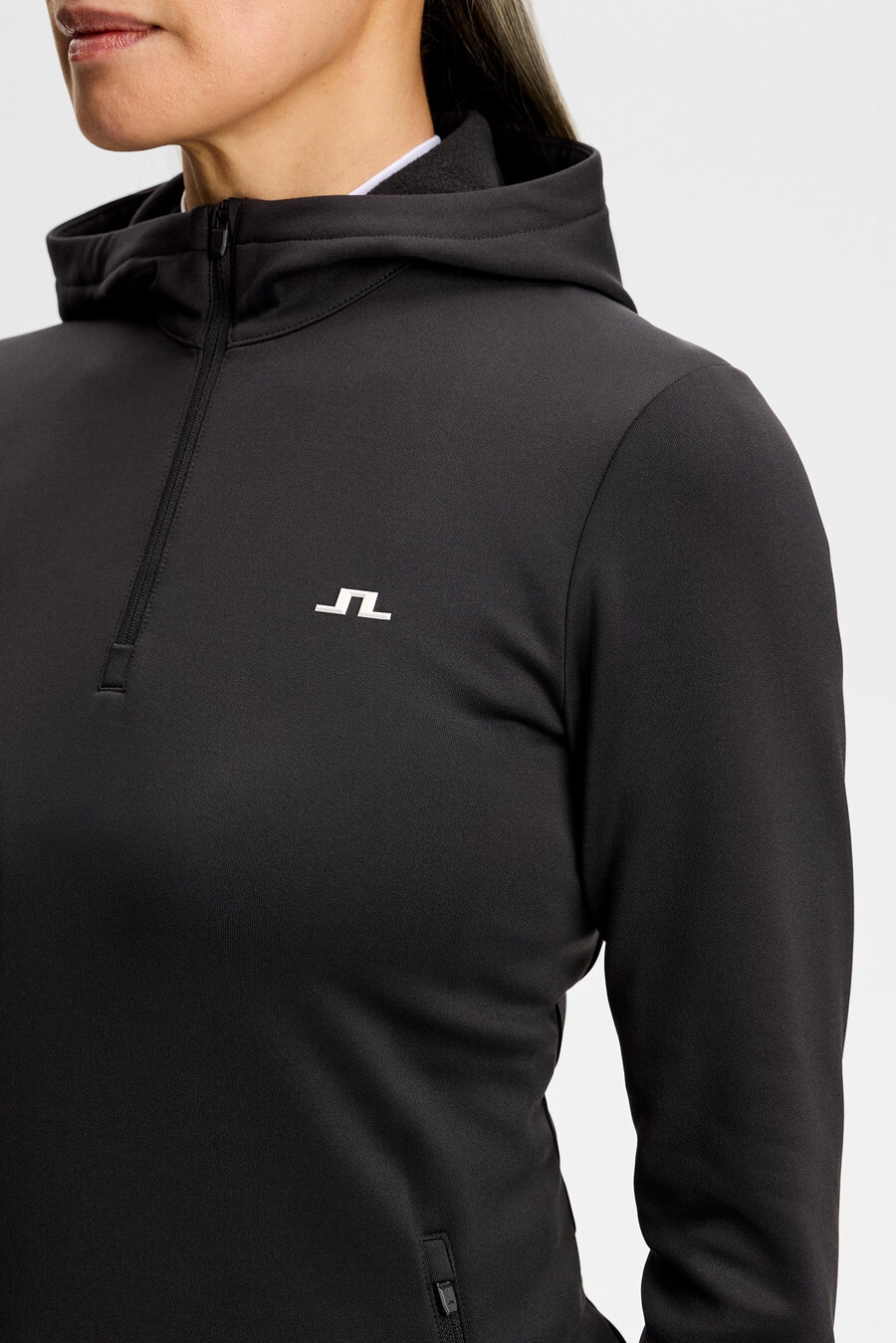 aerielle quarter zip hood