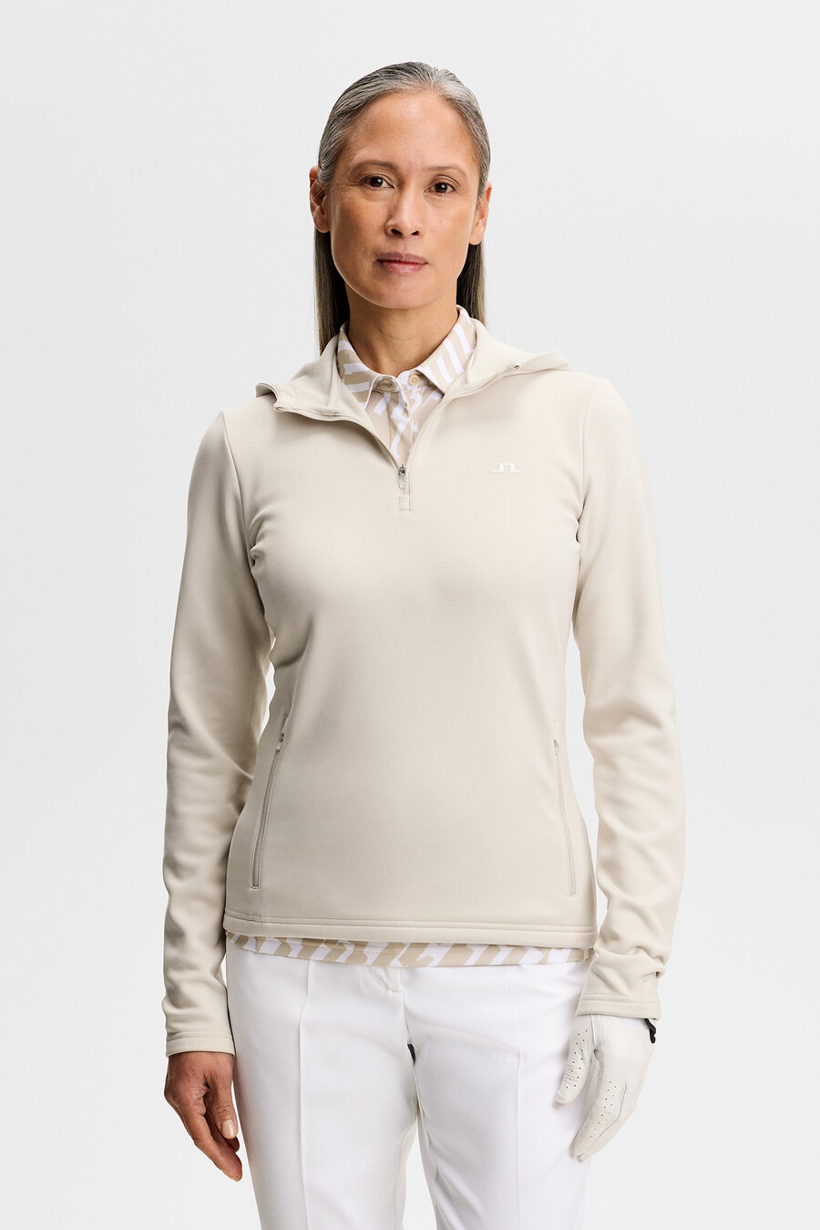 aerielle quarter zip hood