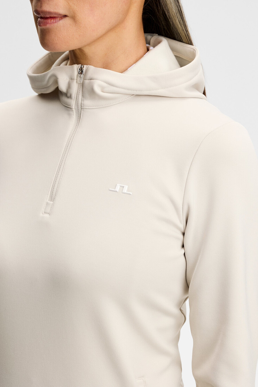 aerielle quarter zip hood
