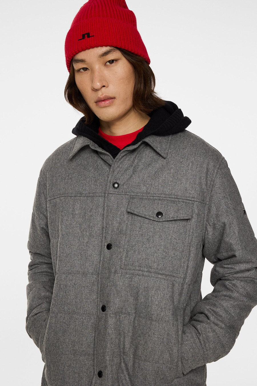 nelson padded quilt overshirt