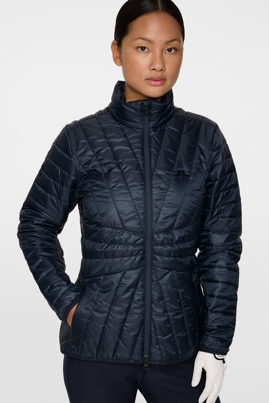 marble quilted jacket