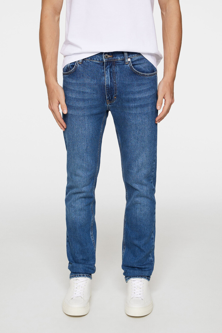 jax mid wash slim jeans