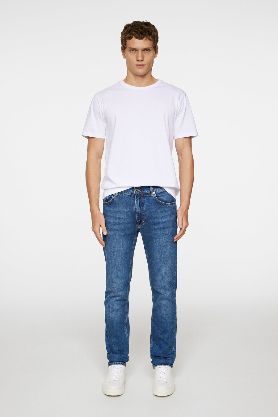 jax mid wash slim jeans