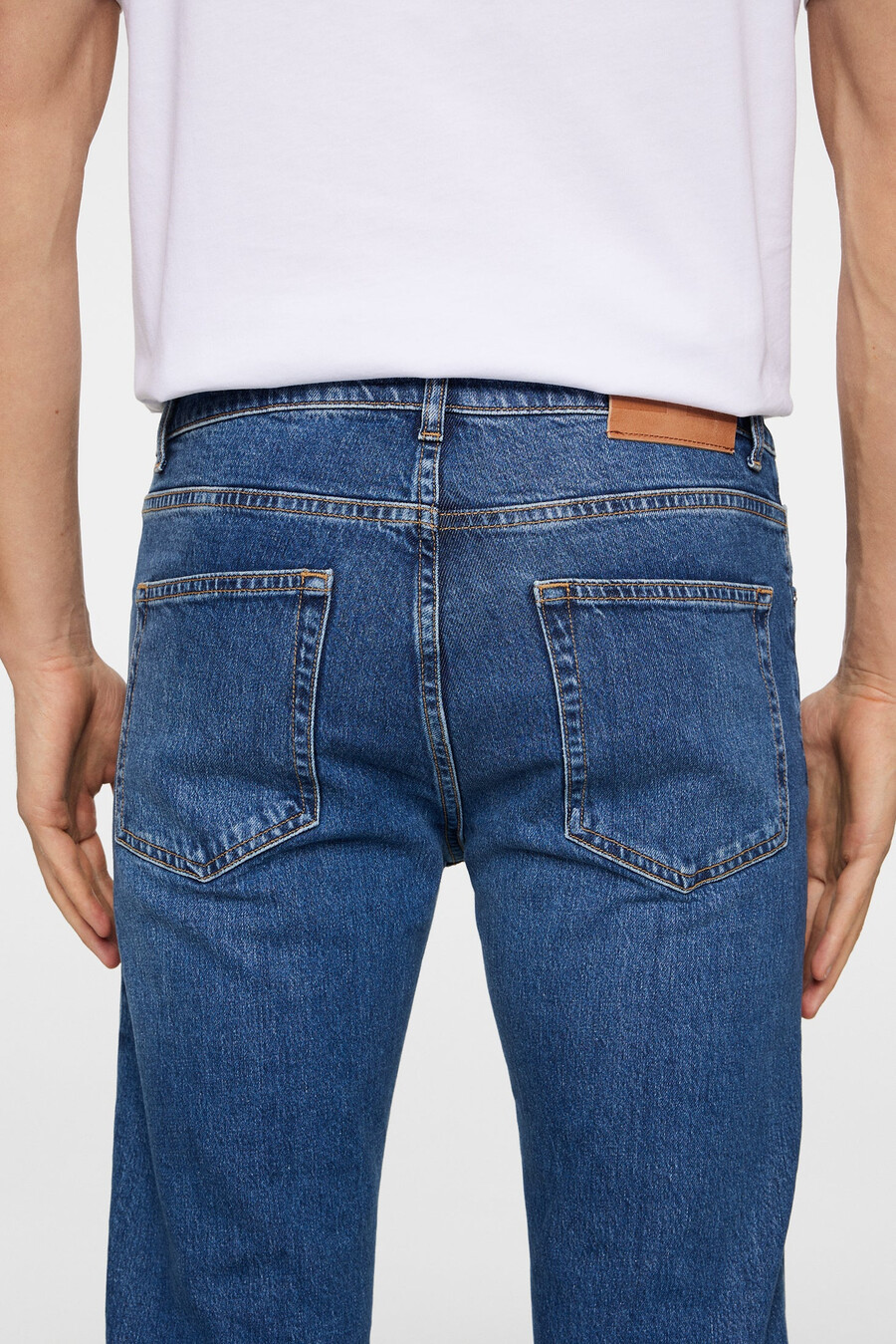 jax mid wash slim jeans