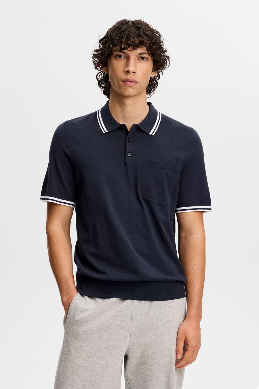 ramon knit ss polo