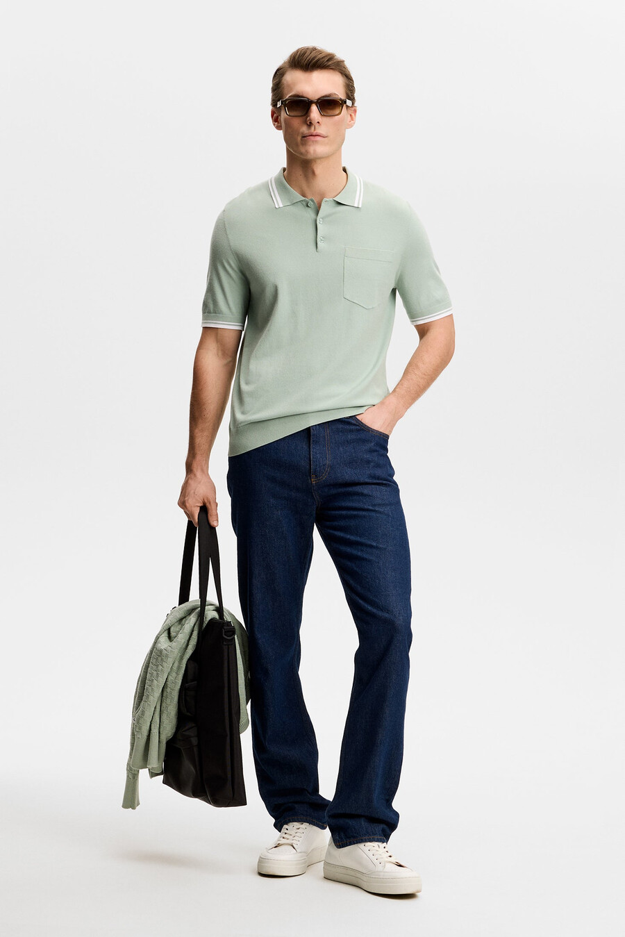 ramon knit ss polo