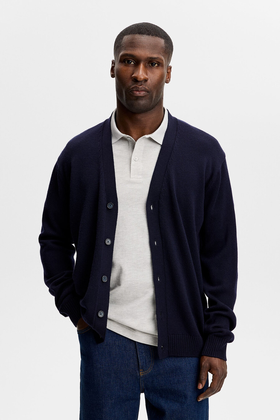 jared merino cardigan