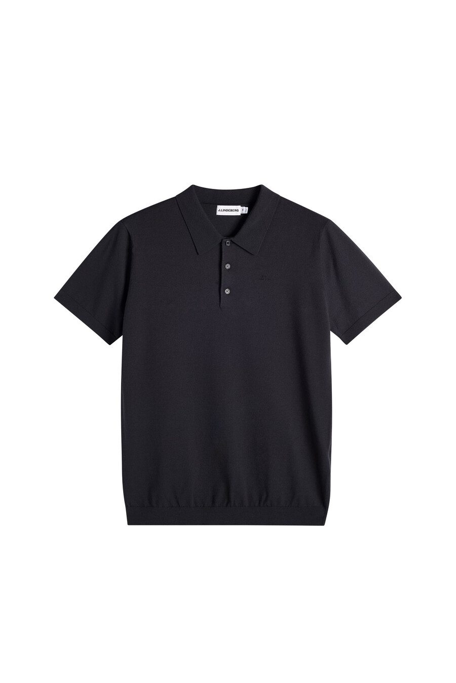 ridge knitted polo