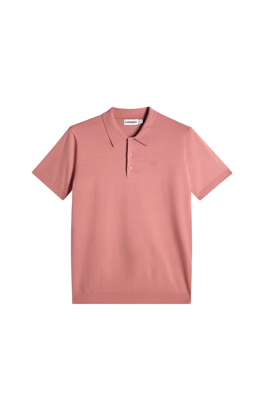 ridge knitted polo