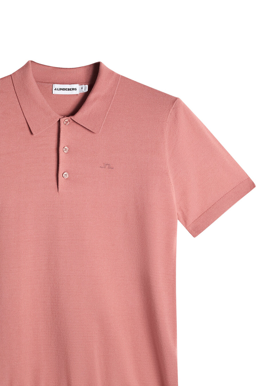 ridge knitted polo