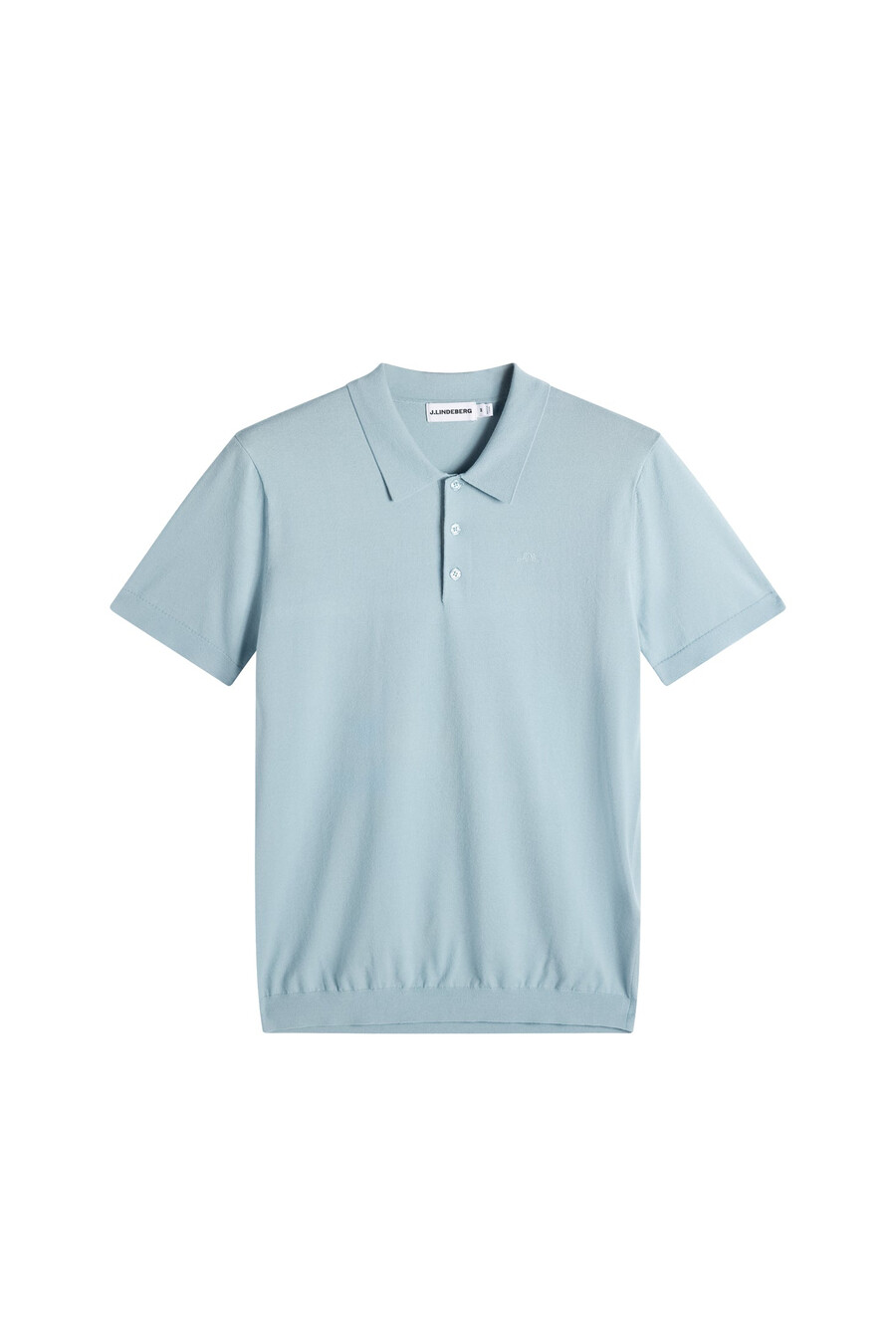 ridge knitted polo