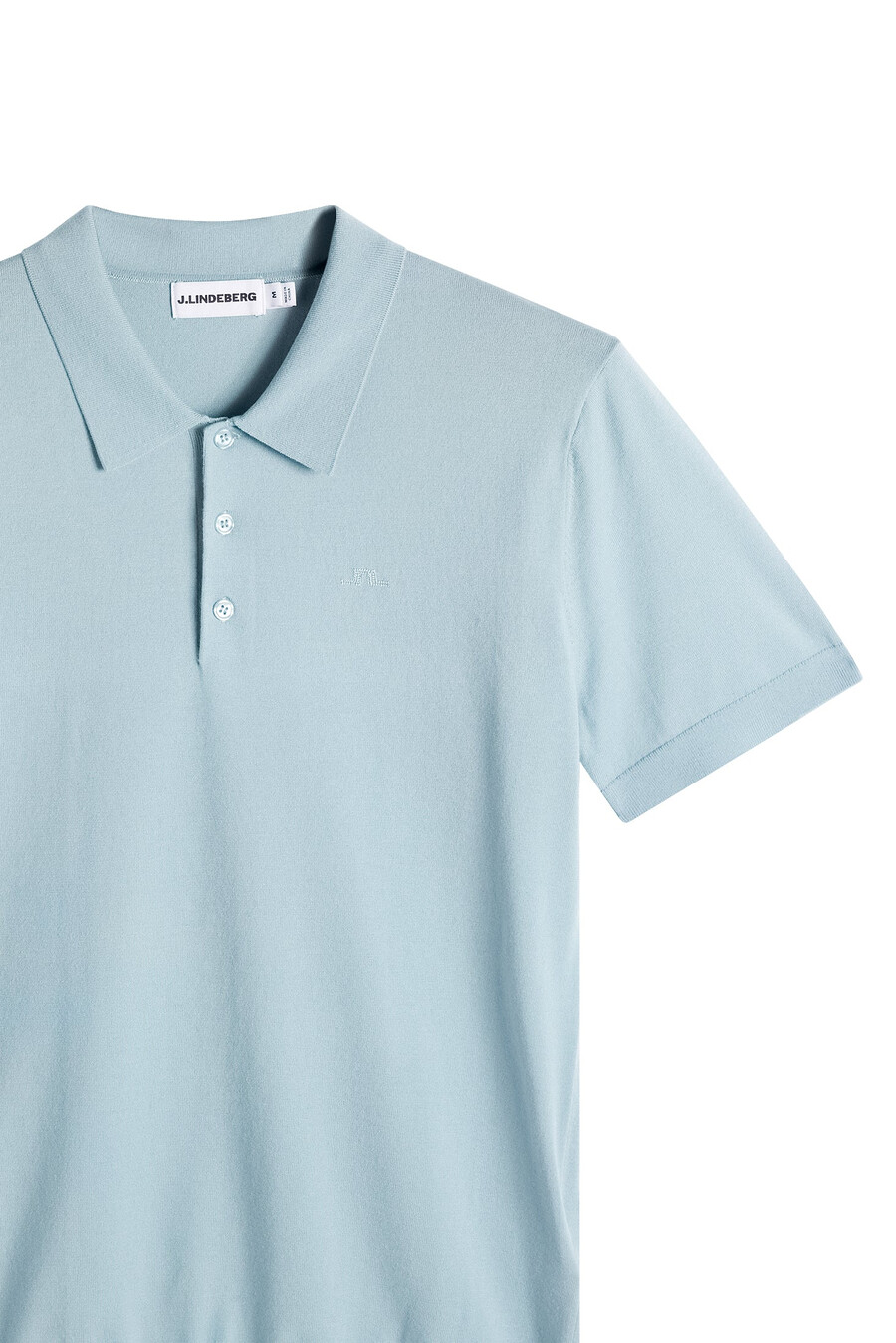 ridge knitted polo
