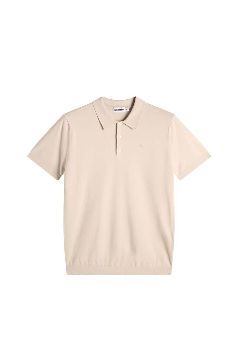 ridge knitted polo