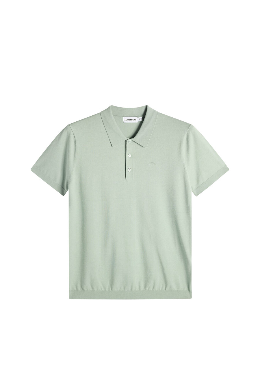 ridge knitted polo