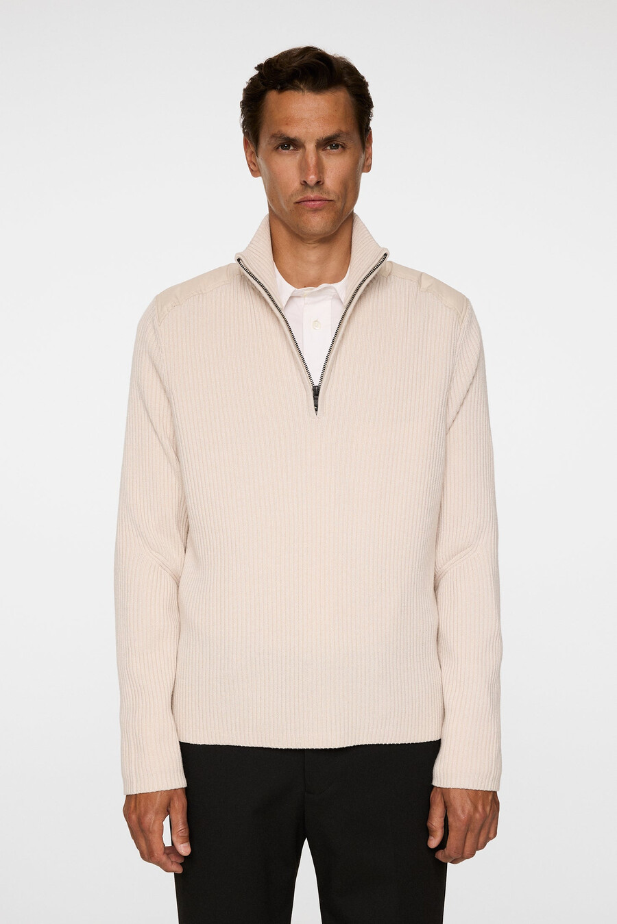 martin knitted hybrid jacket