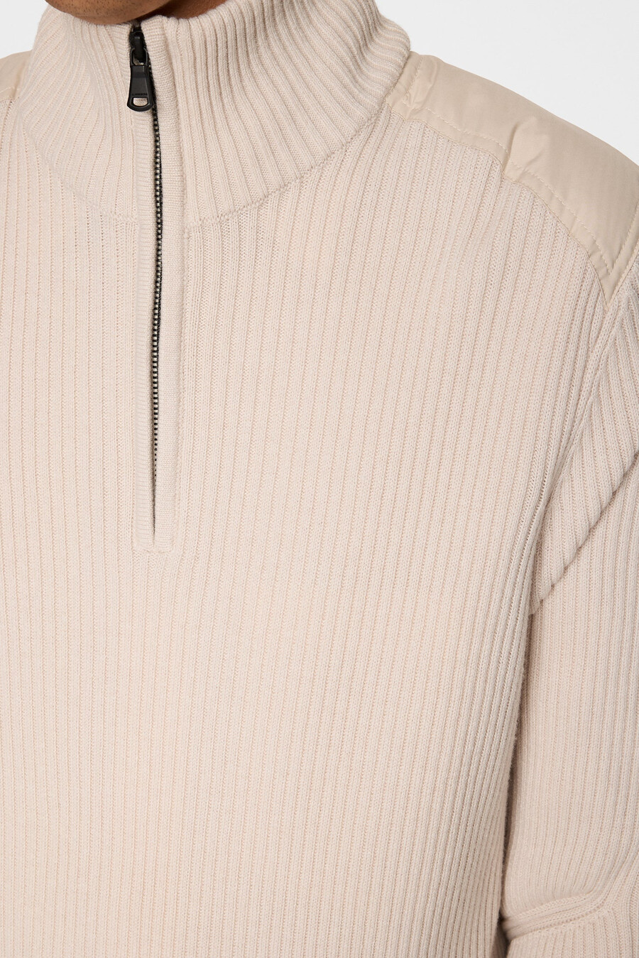 martin knitted hybrid jacket