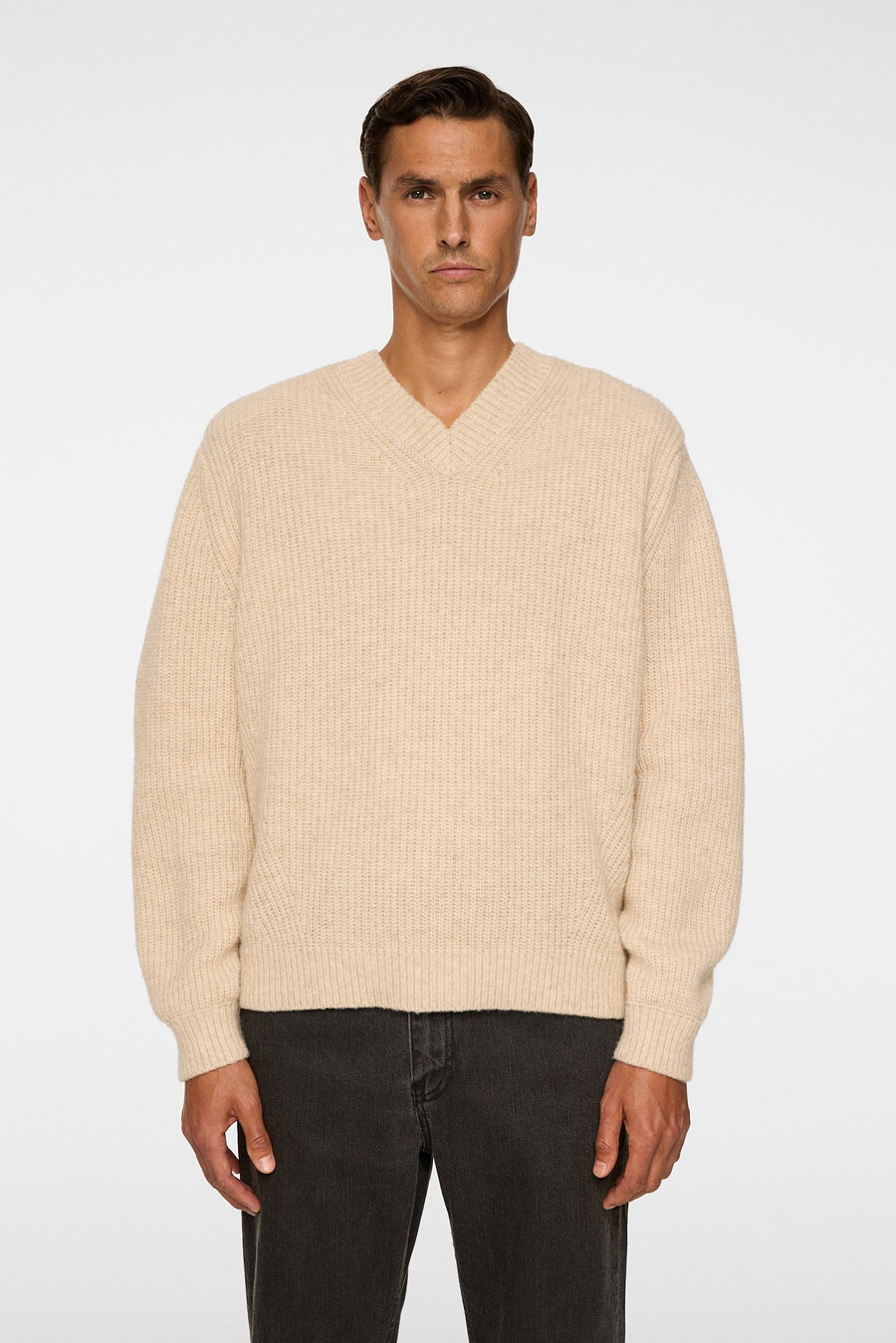 vitor v-neck heavy knit