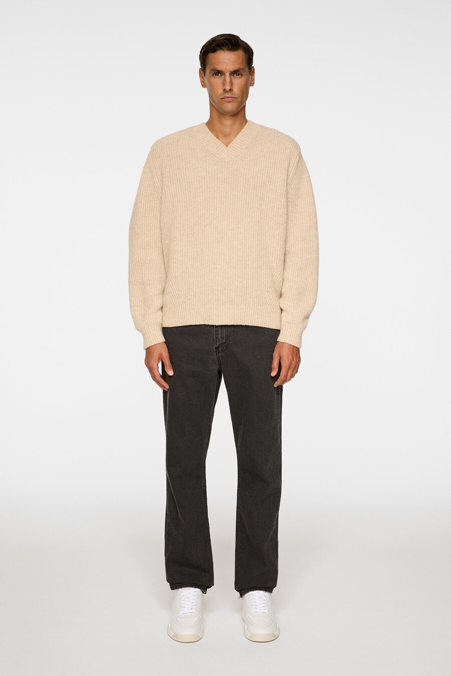 vitor v-neck heavy knit