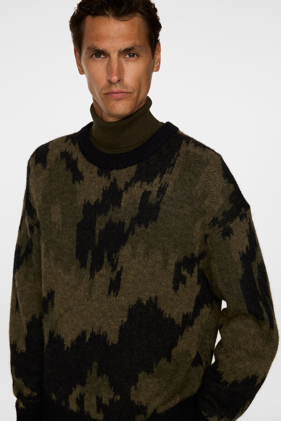 nate graphic jacquard knit