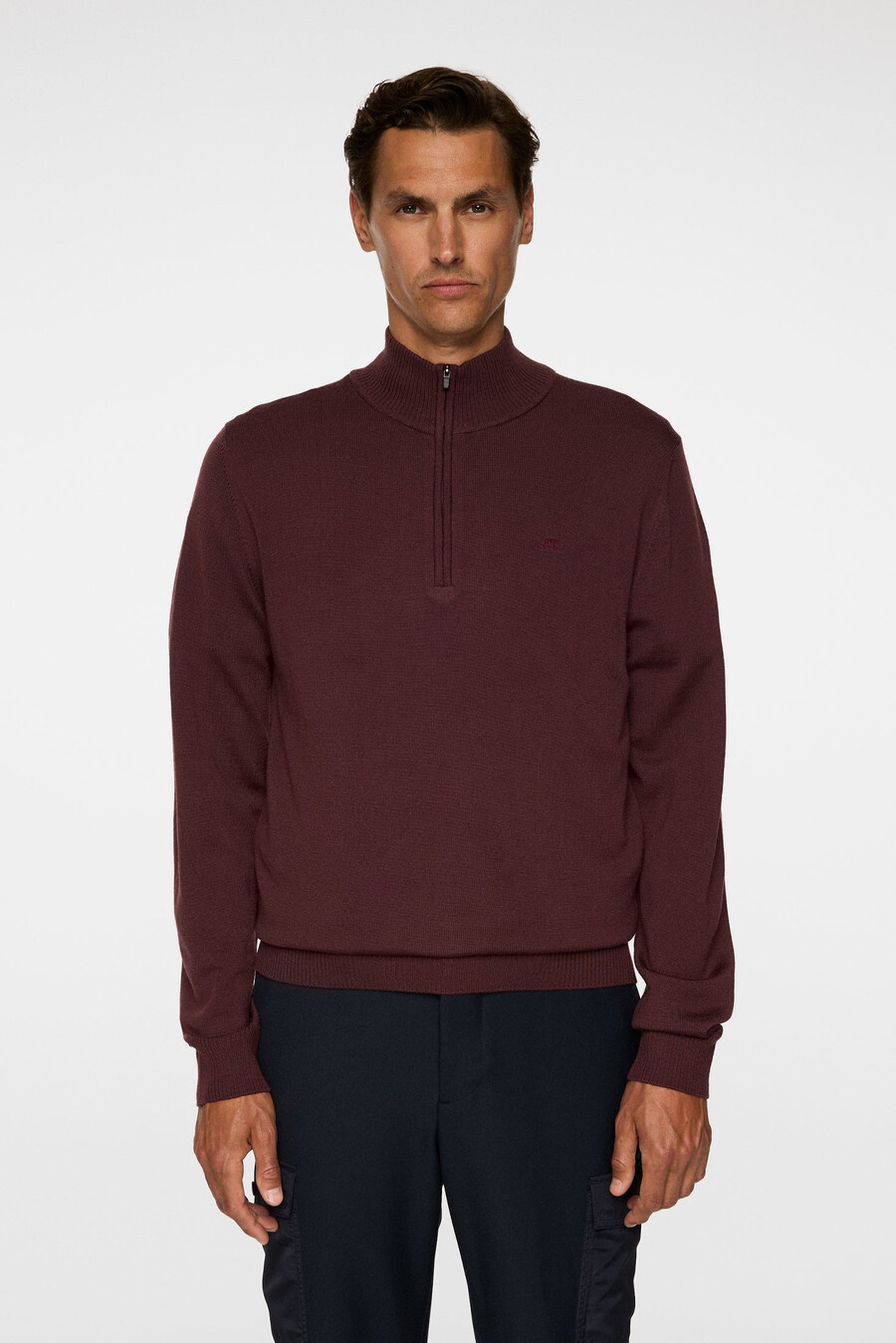 kiyan merino quarter zip