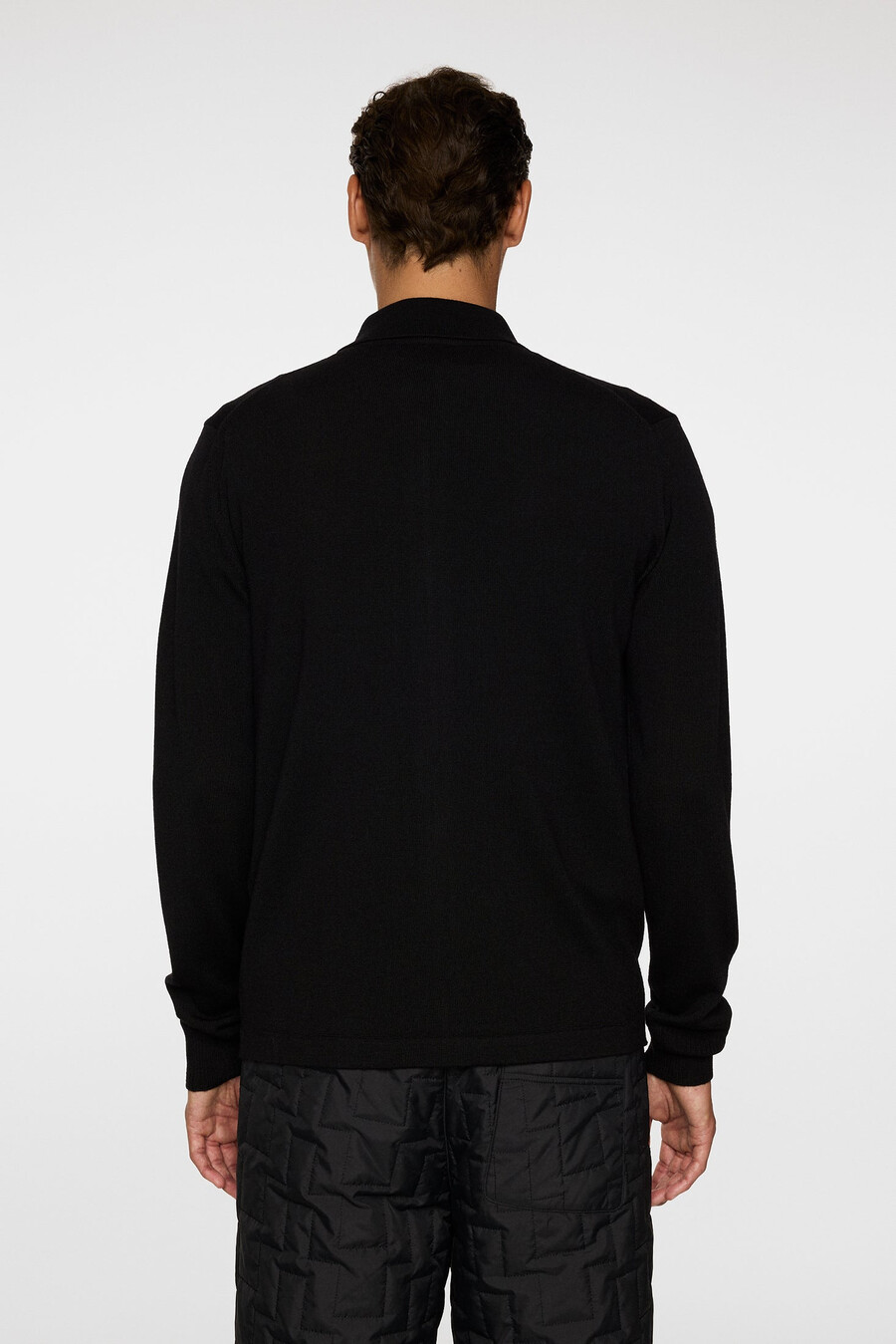kaleb merino zip cardigan