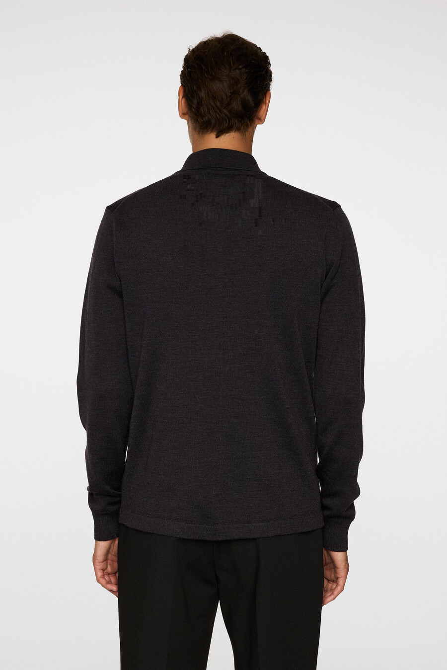 kaleb merino zip cardigan