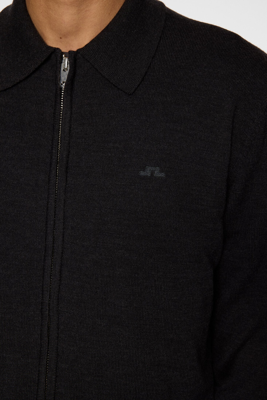 kaleb merino zip cardigan