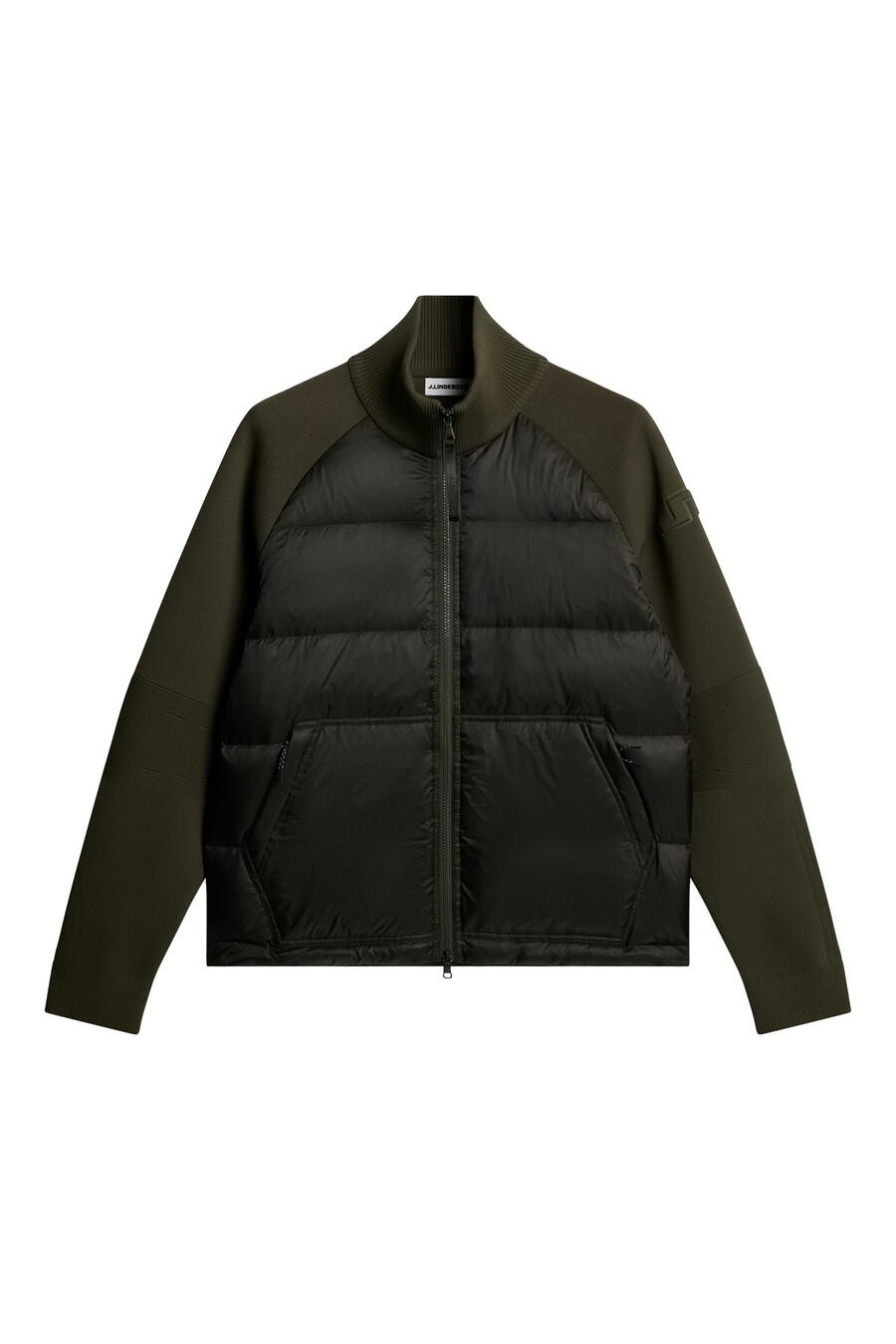 dome knit hybrid jacket