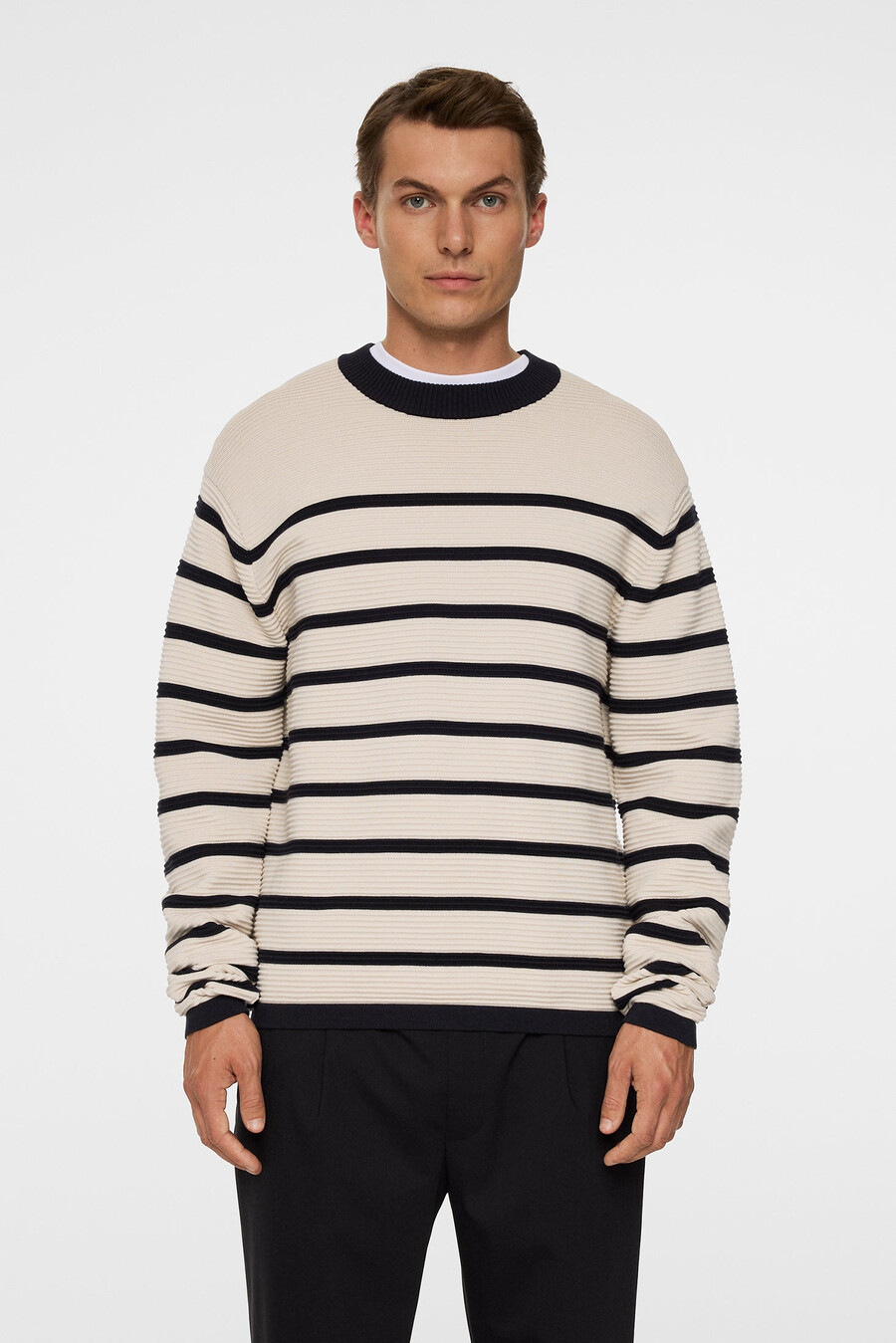 sawyer stripe crew neck