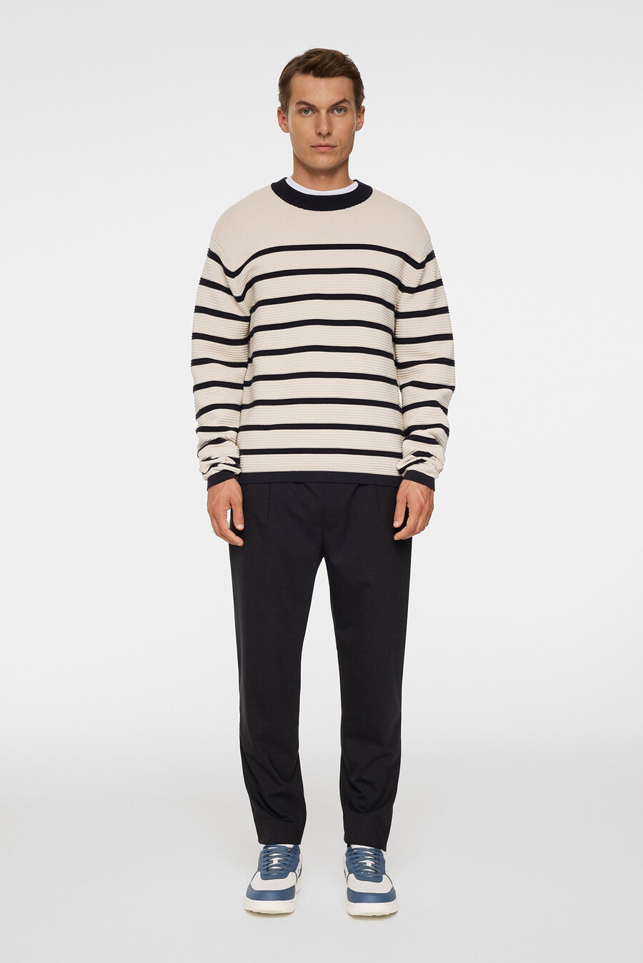 sawyer stripe crew neck