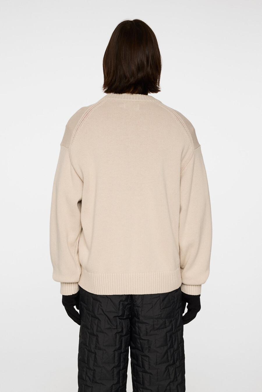 eddy cotton wool crew neck