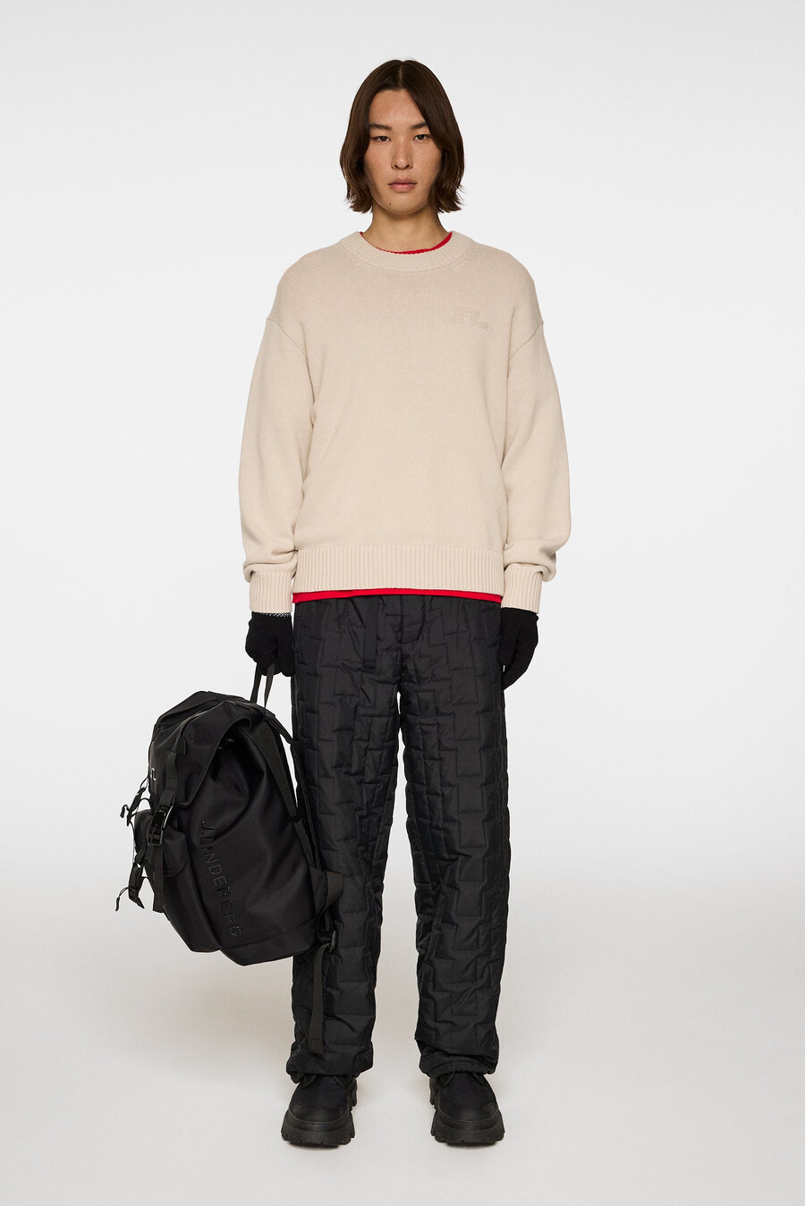 eddy cotton wool crew neck